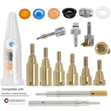 Overdenture Locator Abutment Male caps Inserts Tool for NEODENT GRAND MORSE GM
