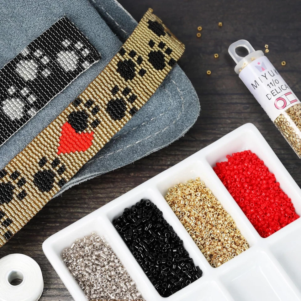 Delica Seed Beads – Size 11/0 (1.6 Mm), DB0411, Galvanized Gold Dyed, 7.2 G, App - Image 4 of 4