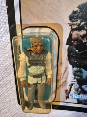 Vintage Kenner Star Wars ROTJ NIKTO 77 Back A 1983 MOC With Star