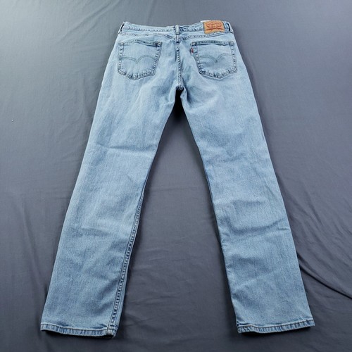 Levis 514 Jeans Mens 30x31* Blue Straight Fit Denim American Workwear Faded - Picture 10 of 12