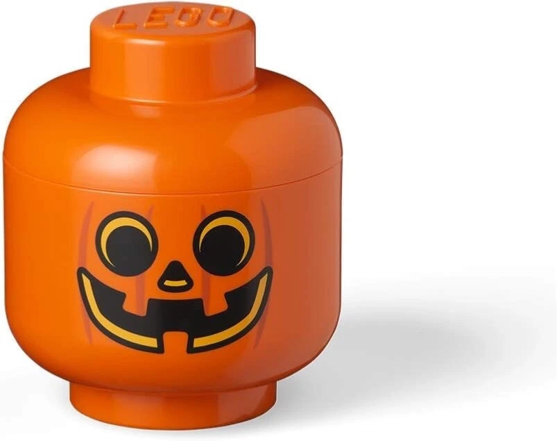 LEGO Storage Head - Small - Pumpkin - Image 2 of 4