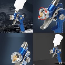 Us Mini Hvlp Air Paint Spray Gun Auto Car Detail Touch Up Air Brush Gravity
