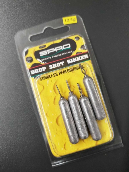 Spro Lead Drop Shot Sinker Bleie 10.5G 4 StüCk Dropshot Blei Dropshotblei Ovp-image