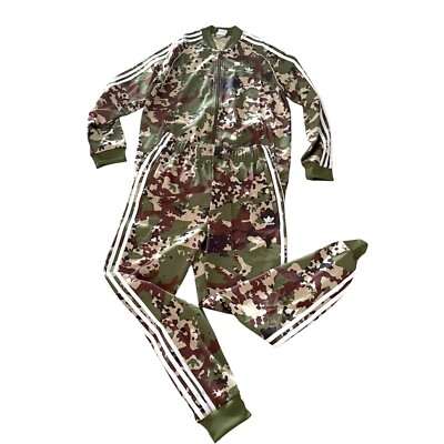 Kid's Adidas Originals Camo SST Superstar Jacket Pants Track