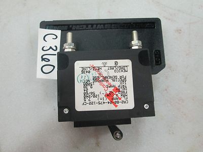 Carlingswitch Breaker #CA2-B0-24-475-122-CF 2 Pole Max V:120/240 50/60 Hz (N/O)