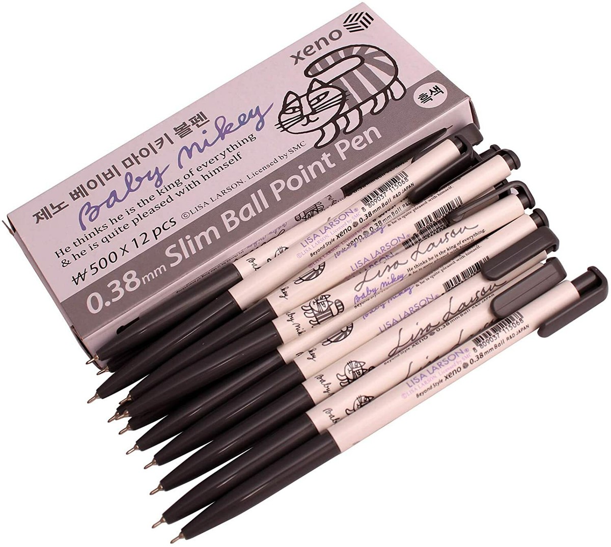 Shinzi Katoh Xeno Baby Mikey 0.38 Mm Slim Ball Point Pen Box