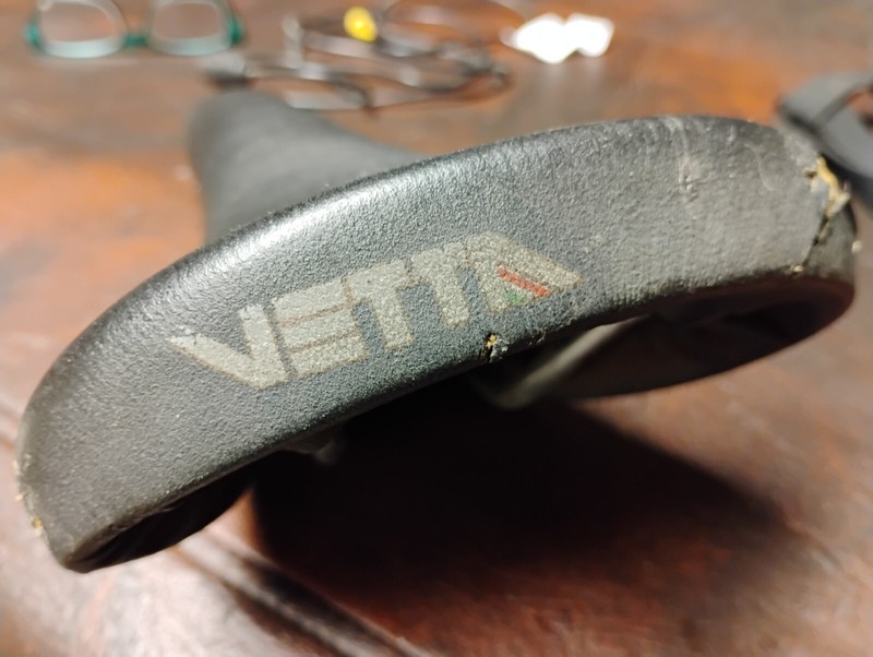 Vintage Vetta Bicycle Saddle Seat, road or mtn.  Made in Italy
