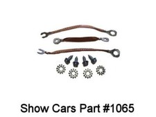 1964 1963 1962 1961 1960 327 409 Chevy Body To Engine To Frame Ground Straps Kit