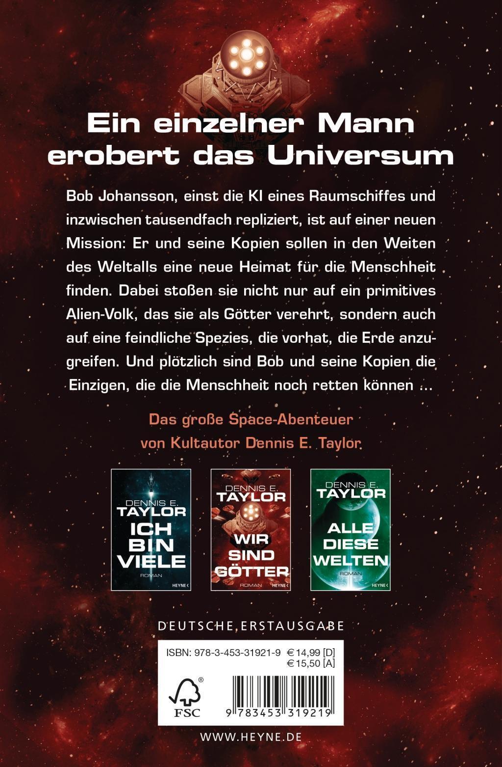 Thumbnail - Wir Sind Götter | Roman | Dennis E. Taylor | Taschenbuch | Bobiverse |