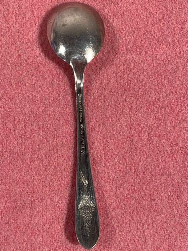 WM ROGERS MFG CO EXTRA TELLER TRIUMPH ~ Silberbesteck. 6" Zuckerlöffel - Bild 4 von 6