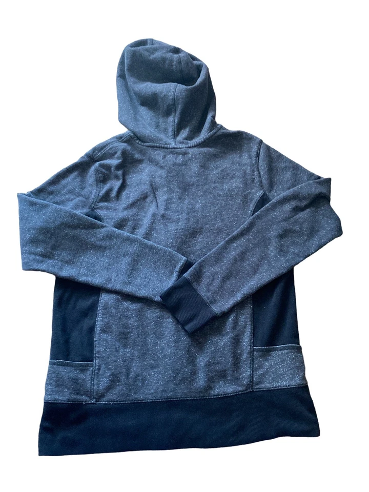 Suéter Made For Life Mujer Gris/Negro Manga Larga Cremallera Completa Talla Mediana Foto 2 de 4