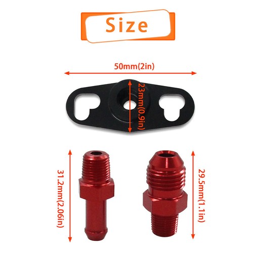 1/8NPT Fittings Fuel Pressure Regulator Adapter Kit for Toyota Nissan - Picture 3 of 5