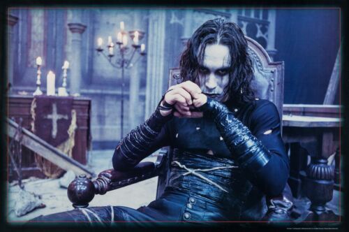 1994 The Crow Movie Poster 11X17 Brandon Lee Eric Draven Ernie Hudson ๐ฟ - Picture 3 of 3