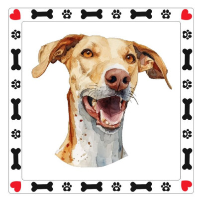 Cretan Hound Dog Sticker Decal A823
