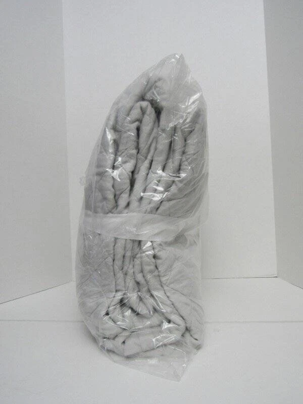 Pottery Barn Belgian Flax Linen Diamond Quilt, King/Cal.King Soft Gray NWT - Image 3 of 4