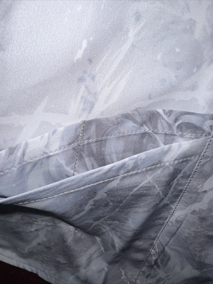 Scrubs Top WonderWink Modern fit Women Small New V Neck Tie Dye Design 4 Pockets - Image 4 of 4