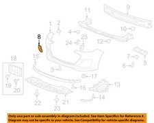GM OEM 19-22 Spark Front Bumper Grille Bumper Components-Tow Eye Cap 42487160