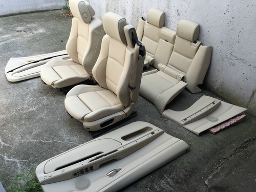 Inkl. UMBAU BMW E93 Cabrio Creme beige Lederausstattung Ledersitze Sitze Leder M