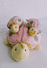 Russ Baby Boodles Plush Ladybug Mommy With Babies Stuffed Animals Pink Green Bug