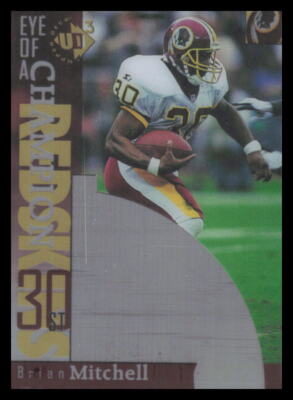 1997  Upper Deck UD3 Eye of a Champion #33 Brian Mitchell  Washington Redskins