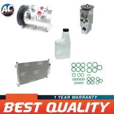 A/C Compressor & Condenser Kit Fits Acura TL 2004-2008 OEM 10S17C KTC327