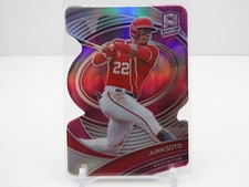 JUAN SOTO 2021 SPECTRA NEON PINK DIE-CUT PRIZM #1/35 FIRST MADE!- NATIONALS!!