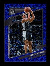 2021-22 OPTIC BLUE VELOCITY HOLO PRIZM #21 BRYN FORBES SPURS