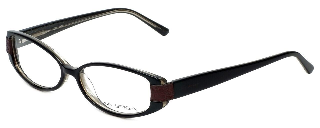Via Spiga Multi-Focus Lens Blue Light Reading Glasses Domicella-500 Black 53mm