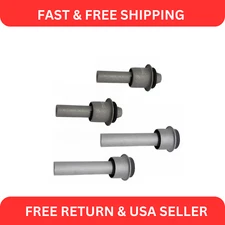 Front Forward Rearward Subframe Bushing Driver Passenger Kit 4pc Set for Rogue