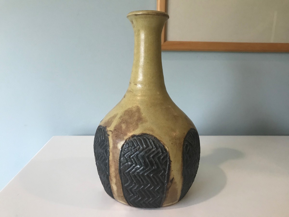 Vintage Mid Century Modern Ceramic Studio Stoneware Abstract