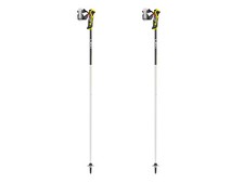 LEKI BASTONCINI SCI   6536795  AIRFOIL 3D WHITE/DARK ANTHRACITE/YELLOW