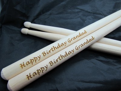 Joyeux Anniversaire Grand Pere Pilons Personnalisation Disponible Batteur Drum Ebay