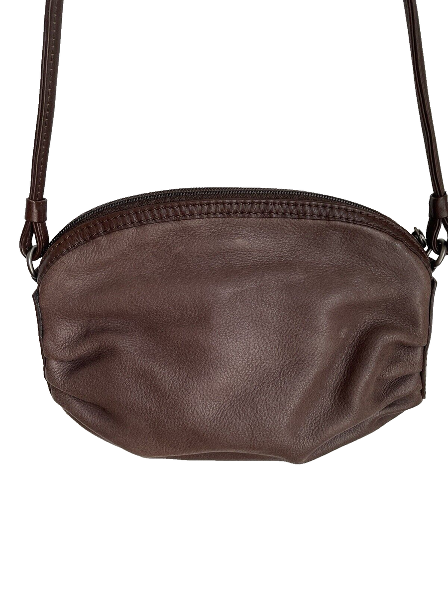 J. Jill Crossbody Shoulder Bag Brown Genuine Leather