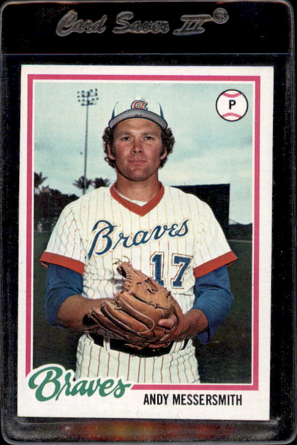 1978 Topps #156 Andy Messersmith Atlanta Braves - Nice Card