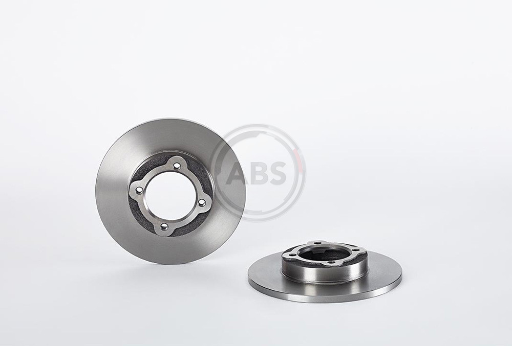 Front Set 2x Brake Discs BREMBO 08.A151.10 for Daihatsu Cuore/Domino/Hijet/Mira