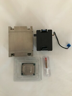 DELL INTEL XEON QUAD CORE E5-2623V3 3.0GHZ 2ND CPU KIT R530 SR208 HEATSINK FAN