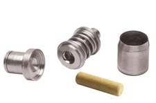 C.S. Osborne  Medium Material Button Die & Cutter #22 with button molds/backs