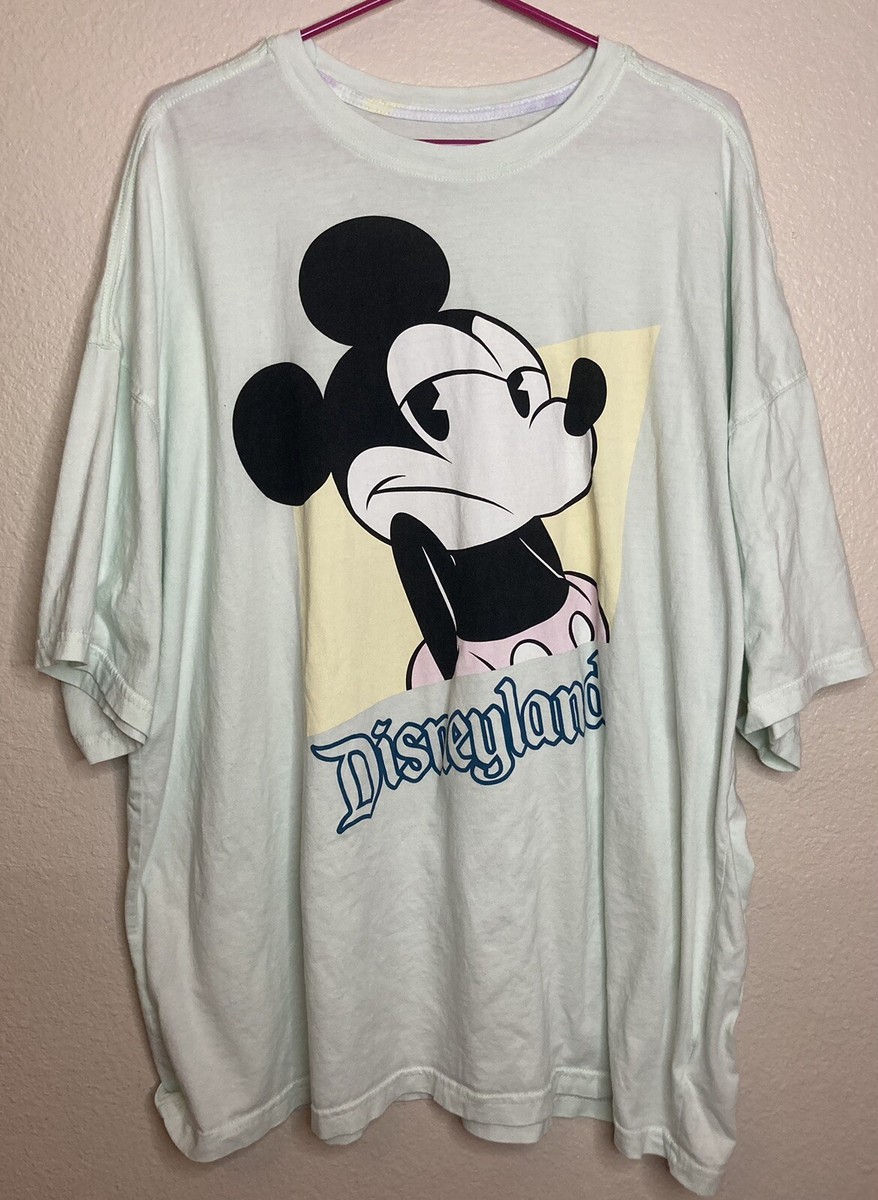 Disneyland Disney Parks Mickey Mouse Side Eye T Shirt XL | eBay