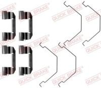 Quick Brake 109-1292 ZubehöRsatz, Scheibenbremsbelag FüR Mazda