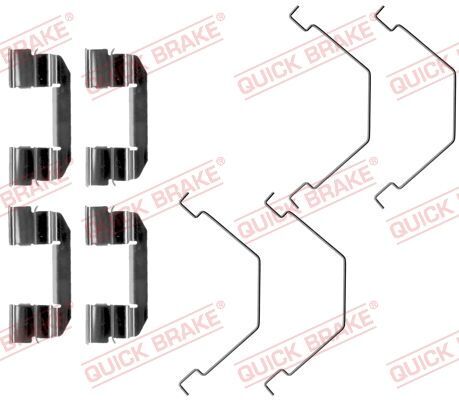 Quick Brake 109-1292 ZubehöRsatz, Scheibenbremsbelag FüR Mazda-image