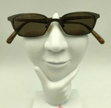 Vintage Kenneth Cole Techno Sun Bronze Metal Oval Sunglasses Frames Hong Kong