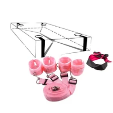 Bed Restraints Sex Tie Downs Mattress Bed Set Legs Arms Set Wrist Ankle Straps