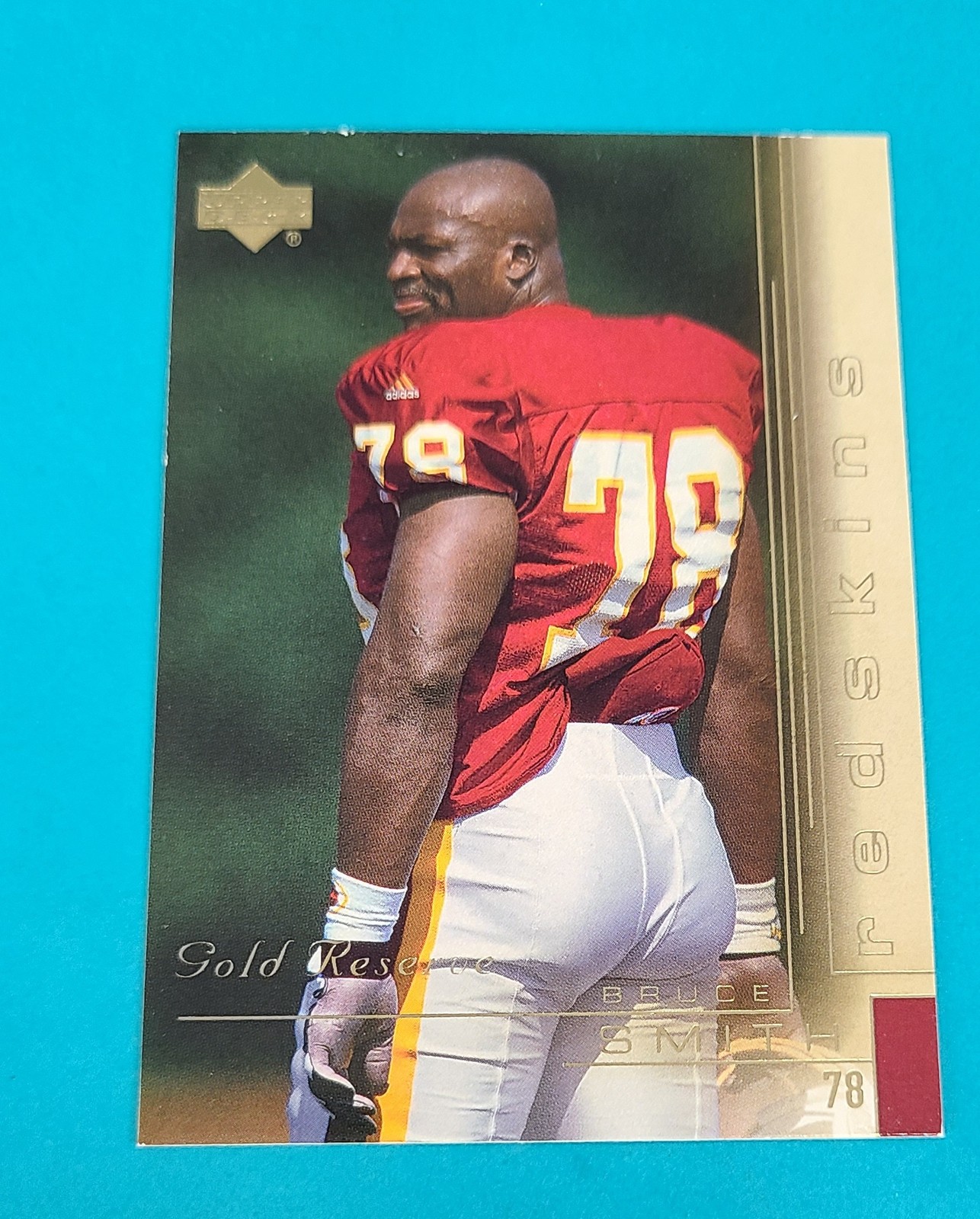 2000 Upper Deck Gold Reserve #175 Bruce Smith Redskins FOOTBALL Card M