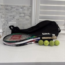 Wilson Graphite Supreme Stretch 4 1/2 L4 Oversize Tennis Rackets 4bundle