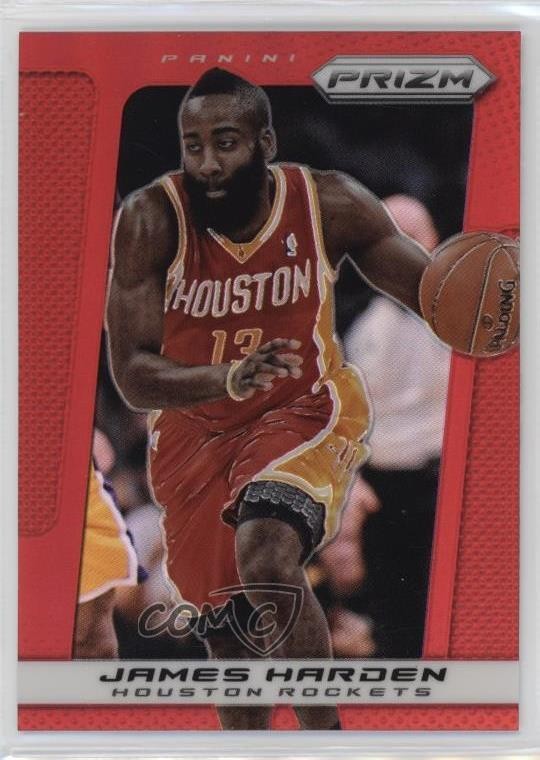 2013-14 Panini Prizm Target Red Prizm James Harden #92 6y2