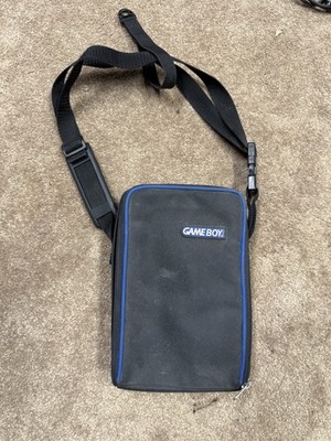 Nintendo Game Boy Carrying Case Black With Blue Trim OEM Official
