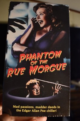 PHANTOM OF THE RUE MORGUE (1954) VHS Karl Malden Steve Forrest BRAND NEW