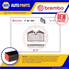 Brake Pads Set fits AUDI 80 RS2 B4 2.2 Rear 94 to 95 ADU Brembo 8A0698451 New