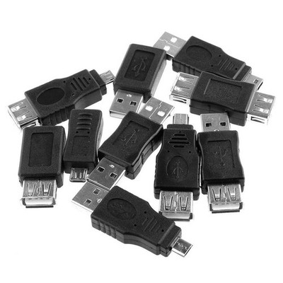 10 In 1 USB Mini USB 2.0 Adapter Stecker Auf Buchse F/M Micro