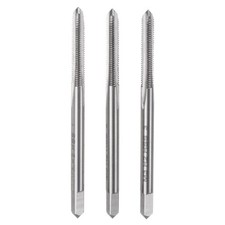 3pcs Metric Hand Tap Set M3 x 0.5 Taper Plug Bottom Thread Screw Taps Tapping